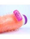 Sleeve for Penis Love Time with Stimulator for Clitoris 130018