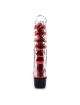 Vibrator the Classic Crystal Red 17,5 cm