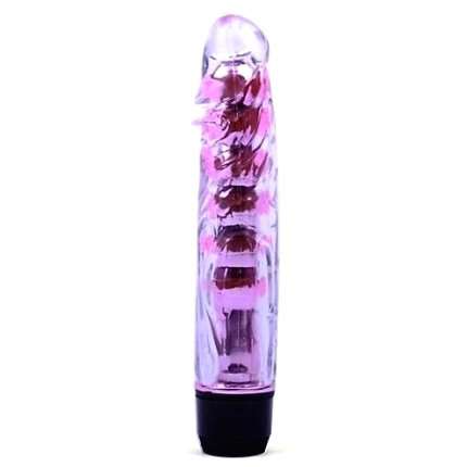 Vibrador Clássico Crystal Rosa 17,5 cm,217015