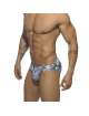 Sunga Addicted Floral Digital Bikini Azul Marinho,500117