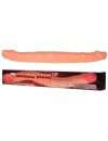Dildo Duplo Double Dong Bege 39 cm