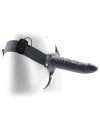 Strap-on Oco com Vibração Real Rapture Air Feeling Preto 20 cm,150007