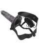 Strap-on Oco com Vibração Real Rapture Air Feeling Preto 20 cm,150007