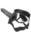 Strap-on Oco com Vibração Real Rapture Air Feeling Preto 20 cm,150007