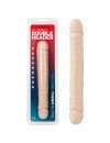 Dildo Duplo Jr. Veined Double Header Bender Bege 30 cm