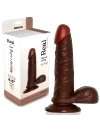 Dildo Realístico Real Rapture Earth Flavour Negro 16 cm