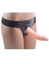 Strap-on with Dildo Hollow Bege18 cm 150015