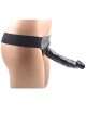 Strap-on com Dildo Preto Hollow 18 cm,150016