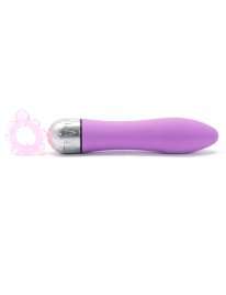 Mini Vibrador Passional Missile Roxo 12 cm com Cockring,211039