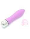 Mini Vibrador Passional Missile Roxo 12 cm com Cockring,211039