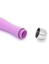 Mini Vibrador Passional Missile Roxo 12 cm com Cockring,211039