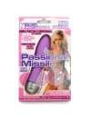 Mini Vibrador Passional Missile Roxo 12 cm com Cockring,211039
