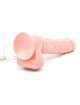 Dildo Realistic Vibrator with Rotation and suction Cup Beige 18 cm 218012