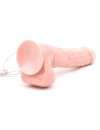 Dildo Realistic Vibrator with Rotation and suction Cup Beige 18 cm 218012