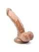 Dildo Being com Testículos Castanho 16,5 cm,234027