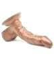 Dildo Being com Testículos Castanho 16,5 cm,234027
