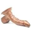 Dildo Being com Testículos Castanho 16,5 cm,234027