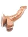 Dildo Being com Testículos Castanho 16,5 cm,234027