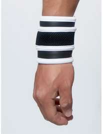 Wrist wallet, Mister B Neoprene Black and White 132010
