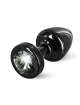 Butt Plug Diogol Anni black and Black 5.5 cm