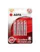 Pack 4 Pilhas Zinco AGFA Photo Everyday Power R03 AAA 1,5V