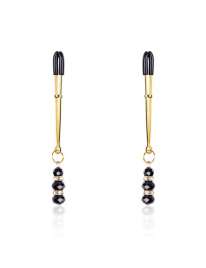 Clamps for Nipples with Diamond Gold and Black 337027
