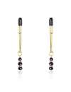 Clamps for Nipples with Diamond Gold and Black