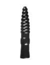 Dildo All Black Spiral Shape 33 cm