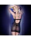 Camisa de Noite e Tanga Chilirose CR-4140 Preta,160065
